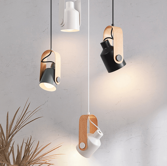 Nordevia | Hanglamp van hout en metaal in Nordic design