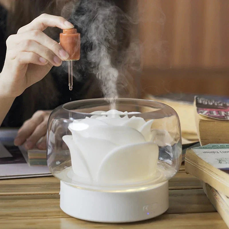 Nuala Mist | Ultrasone aroma diffuser met LED-licht en geur olie functie