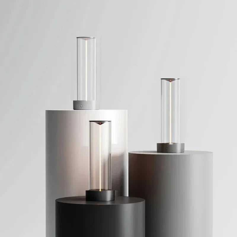 SleekTouch | Dimmbare Touch-tafellamp | Minimalistisch aluminiumontwerp met 3 helderheidsniveaus