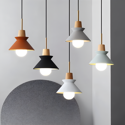 VibrantMacaron – Scandinavisch moderne hanglamp in pasteltinten