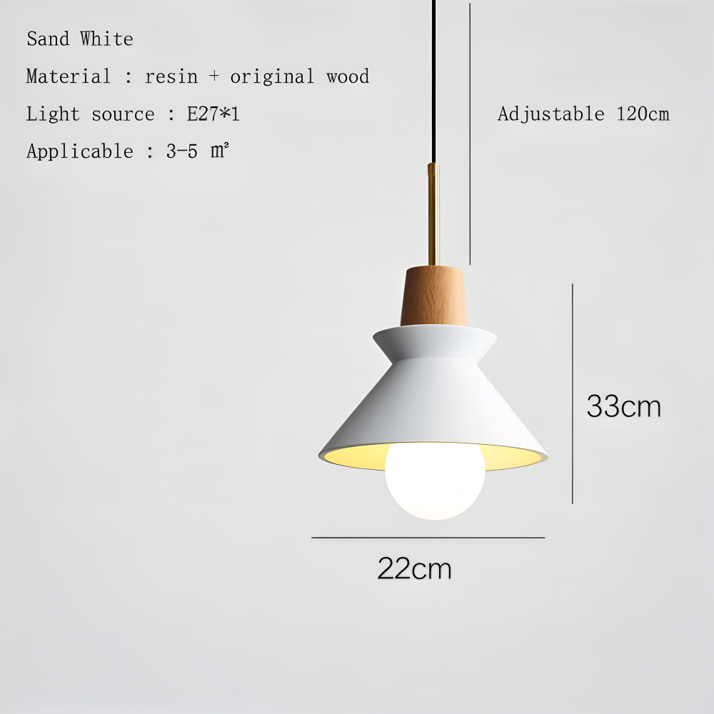 VibrantMacaron – Scandinavisch moderne hanglamp in pasteltinten