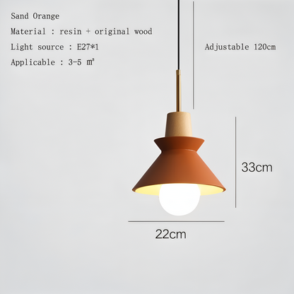 VibrantMacaron – Scandinavisch moderne hanglamp in pasteltinten