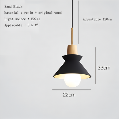VibrantMacaron – Scandinavisch moderne hanglamp in pasteltinten