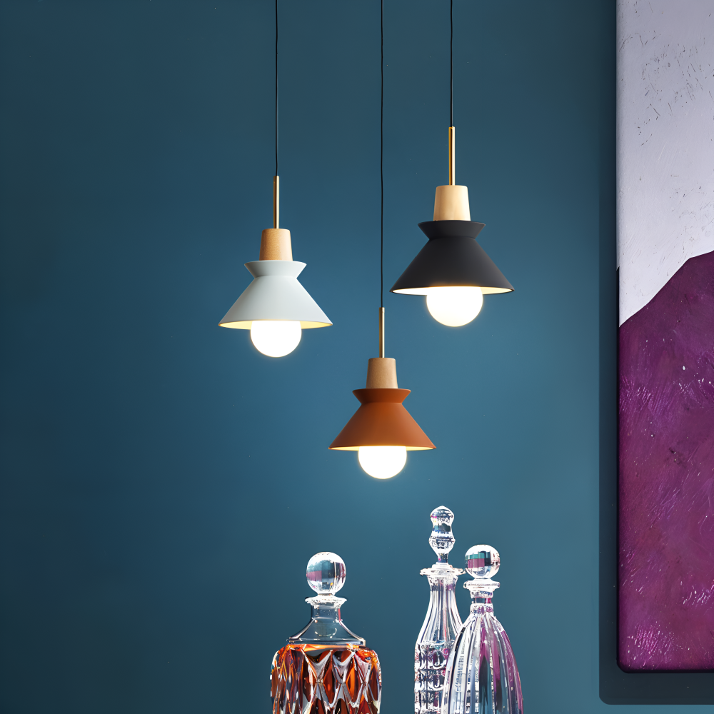 VibrantMacaron – Scandinavisch moderne hanglamp in pasteltinten