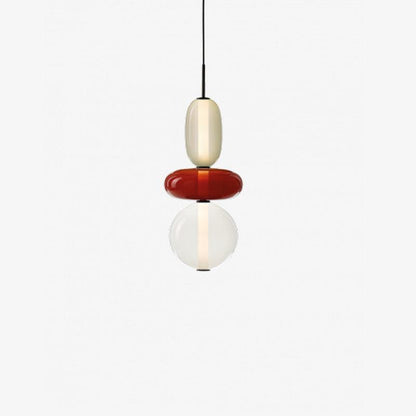 Elegante design hanglamp – moderne gekleurde glas