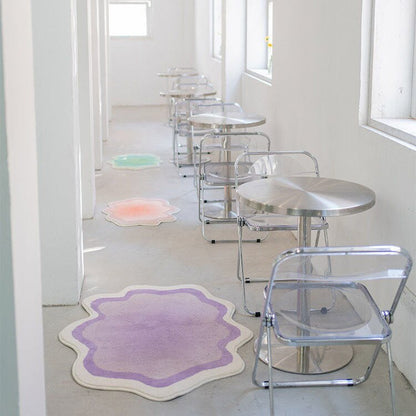 LunaWeave | Trendy ombre-tapijt zacht & pluizig | Modern kleurverloop-tapijt voor woonkamer & slaapkamer