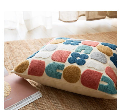 Sierkussens met Abstract Boho Borduurwerk | Moderne Look | Zachte Ademend Weefsel