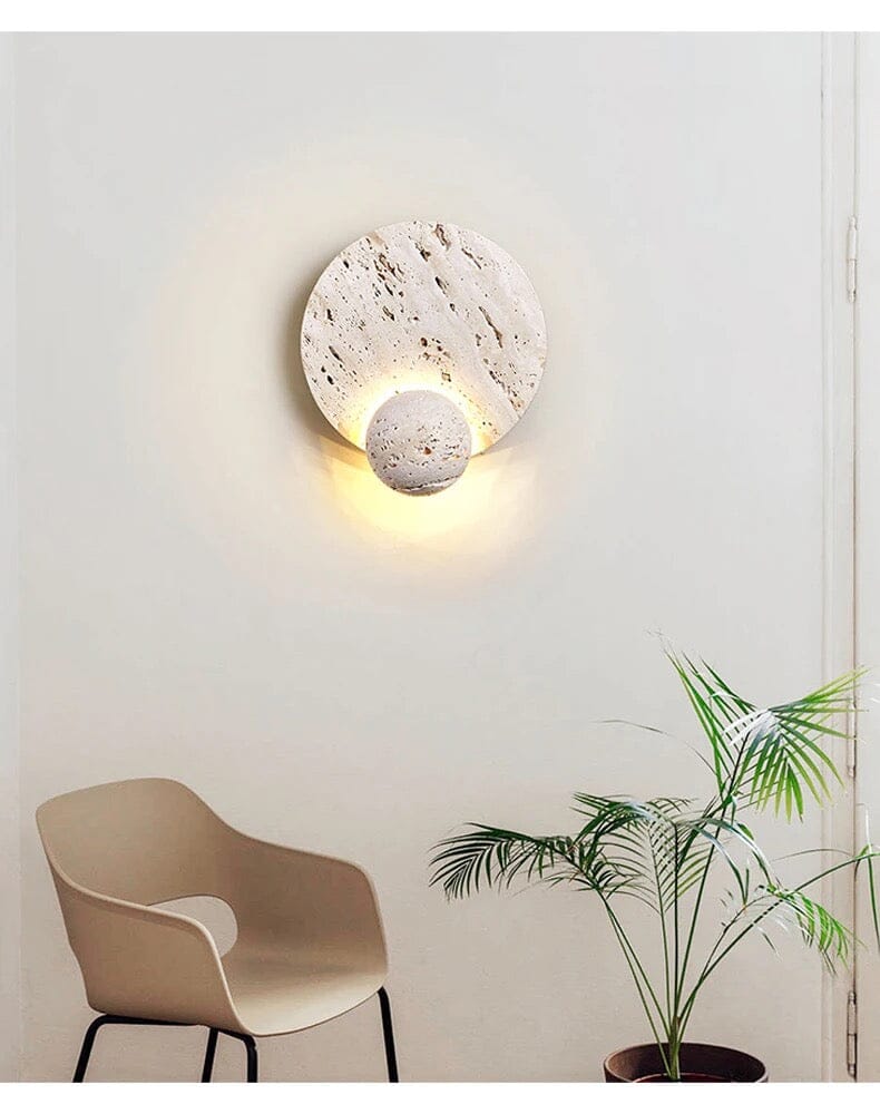 Krae | Minimalistische Wabi Sabi LED-wandlamp