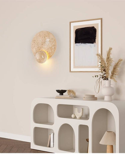 Krae | Minimalistische Wabi Sabi LED-wandlamp