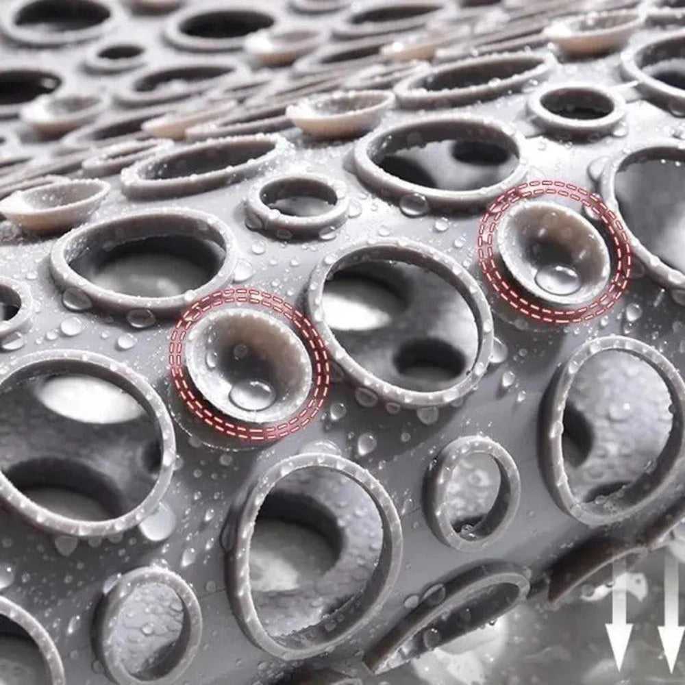 Silvra | Antislip Douchemat met Zuignappen en Sneldrogend Ontwerp