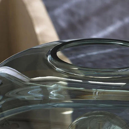 Stella statief tafellamp met glazen kap – modern design en warm licht