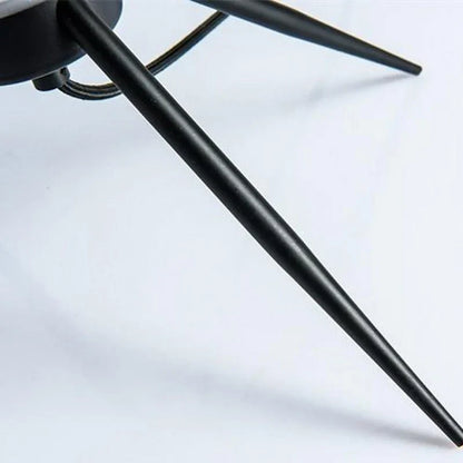 Stella statief tafellamp met glazen kap – modern design en warm licht