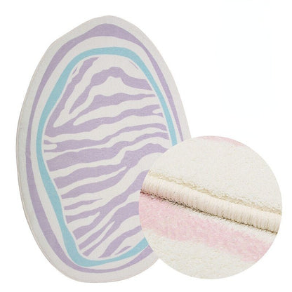 NordLoom | Skandi-pluche tapijt met strepen | Zacht Scandinavisch tapijt voor woonkamer & slaapkamer