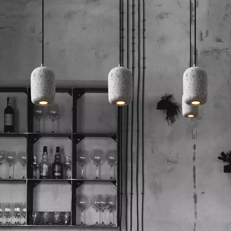 Kiva Cast | Hanglamp van beton in industrieel design met LED-techniek