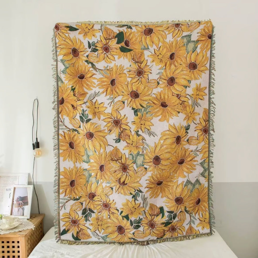 Picknickkleed Bloemenprint | Outdoor & Wasbaar | 180x130 cm | Microvezel