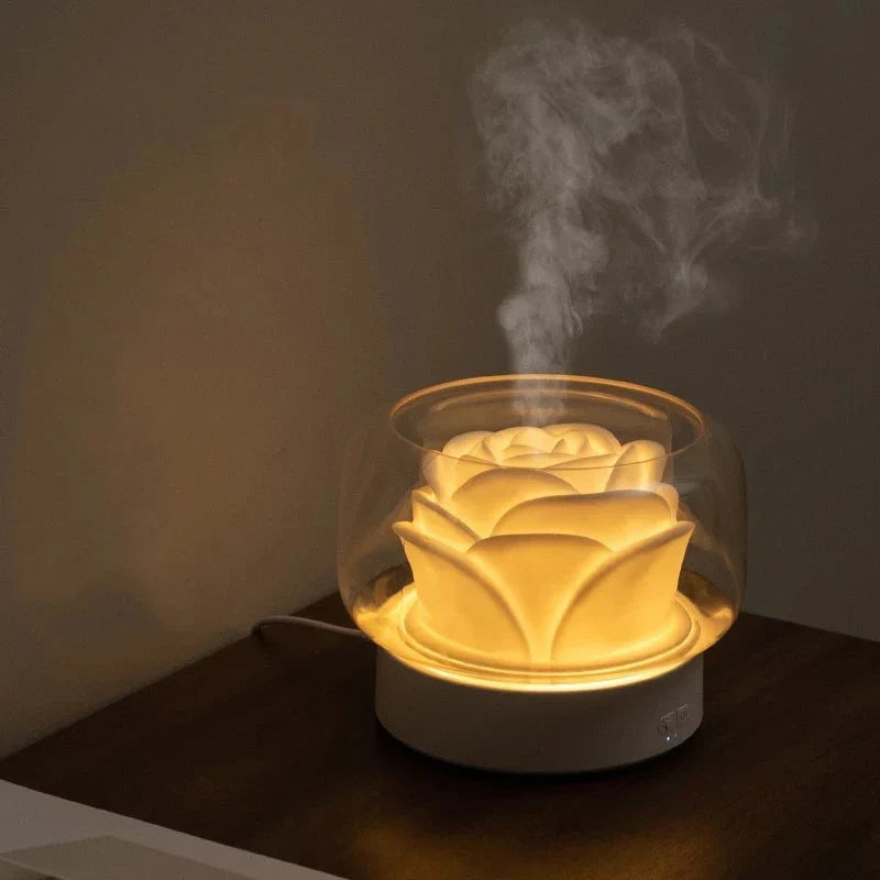 Nuala Mist | Ultrasone aroma diffuser met LED-licht en geur olie functie